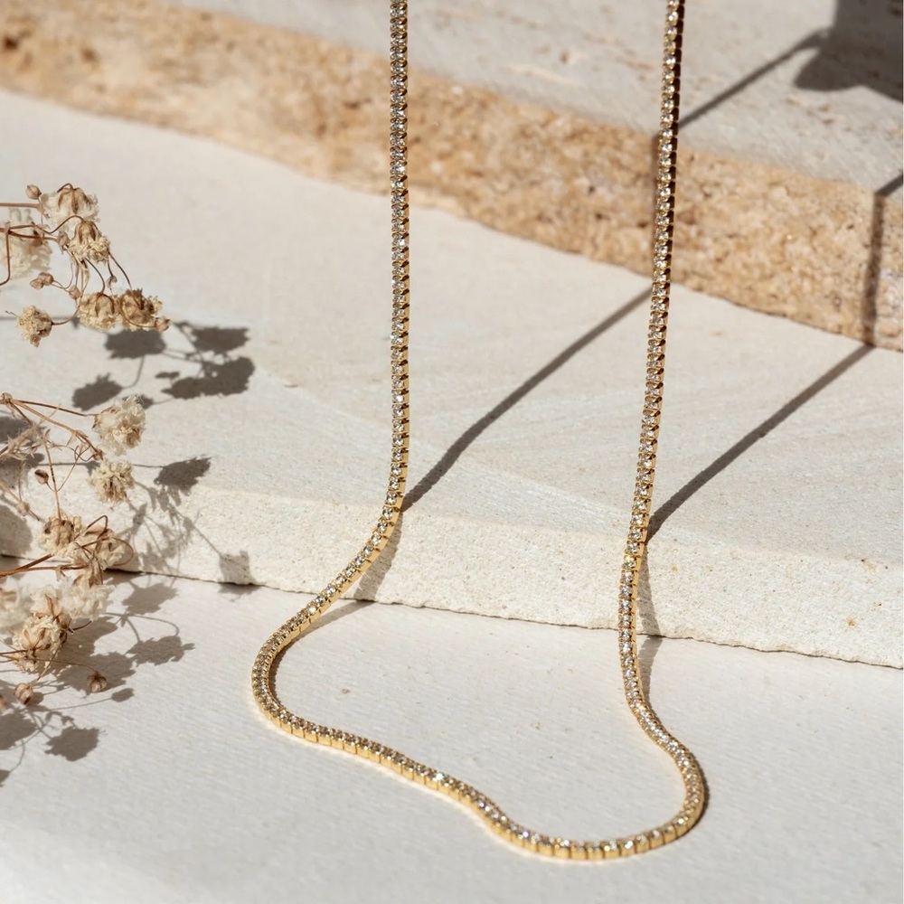 Tennis Necklace by LINJER